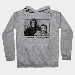 Highway to Heaven // 80s Retro Vintage Look Design Hoodie